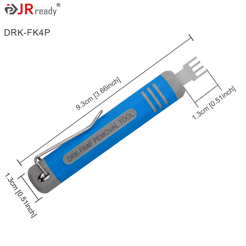 JRready Electrical Connector Pin Removal Tool DRK-FK4P Is Suitable for Computer 3P,4P Fan Power Connector.