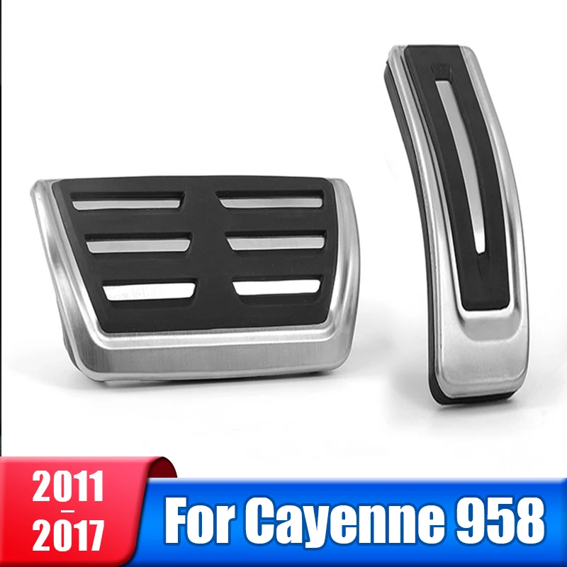 

Car Fuel Accelerator Pedal Brake Pedal Non-slip Pad For Porsche Cayenne 958 92A 2011 2012 2013 2014 2015 2016 2017 Accessories