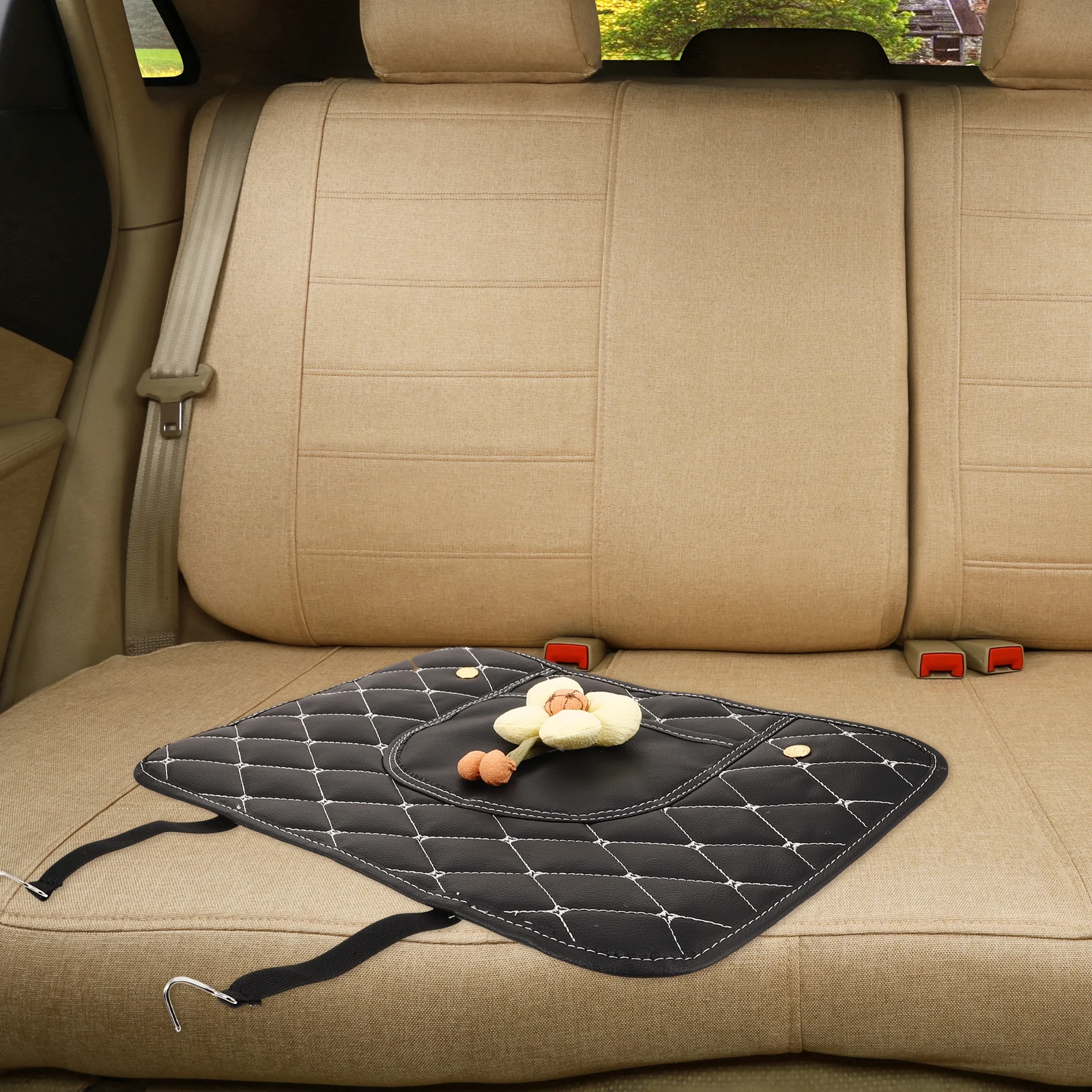 

Back Protector For Auto Seatback Passenger Waterproof Car Mat Easy Seat Protector Kids Pets Seat Back Cover