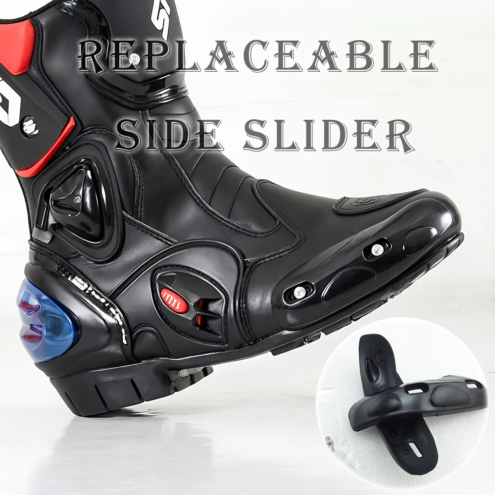 Motorcycle Boots Side Slider Long/Middle/Short 1 Pair for SIDI Pro-biker Speed Boots Riding Tribe Racing Boots
