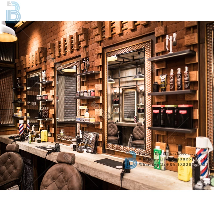 

Salon Hair Equipment Mirror Salon Hair Barbershop Decoration