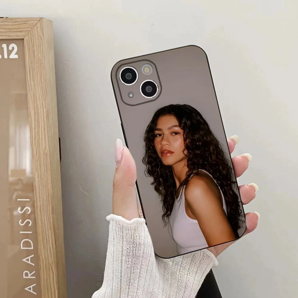 Z-Zendaya Phone Case For iPhone 15,14,13,12,11 Plus,Pro,Max,XR,XS,X,7,8 Plus,SE,Mini Silicone Soft