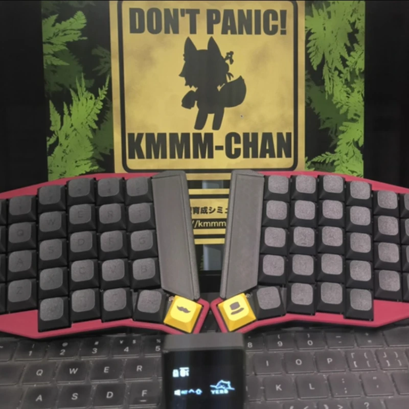 Sofle Split Keyboard Kit Customized Low Axis Ergonomic Dual-mode Wireless Keyboard No Switch No Keycaps ZMK Firmware with Screen