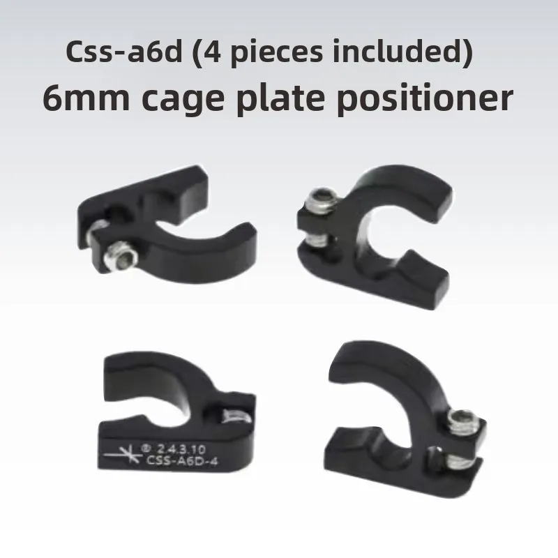 CSS‑A6D Optical Cage Rod, 6mm Optomechanical Positioning Rod for Optical Cage Plate Positioning Adjustment，4 piezas por bolsa