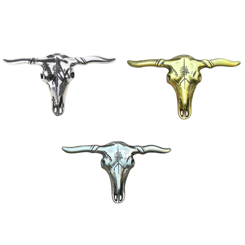 

Skull Belt Buckle Cowboy DIY Belt Accessories Multiple Color Can Choose