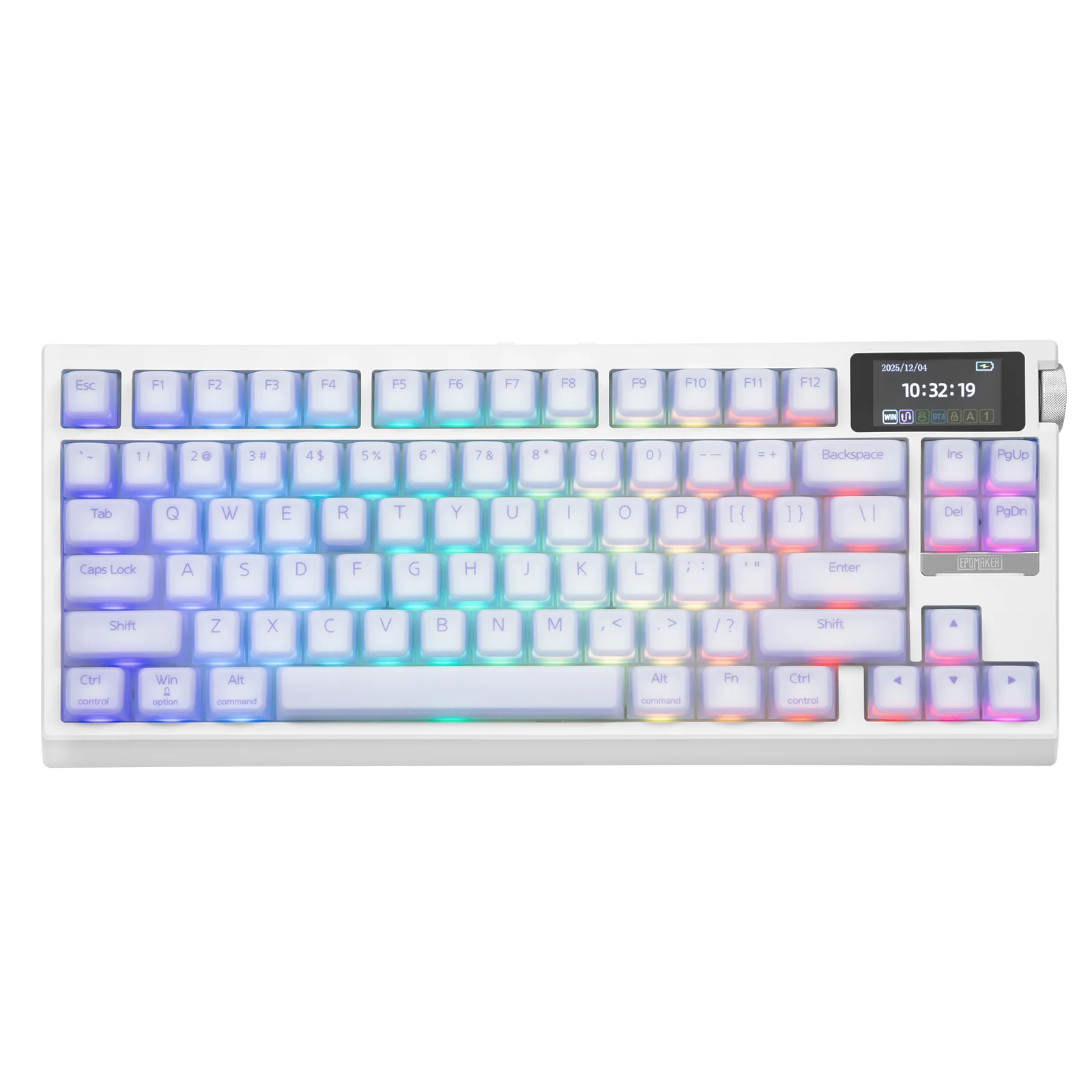 EPOMAKER G84 PRO 80% QWERTY ANSI USレイアウト 有線/Bluetooth/2.4