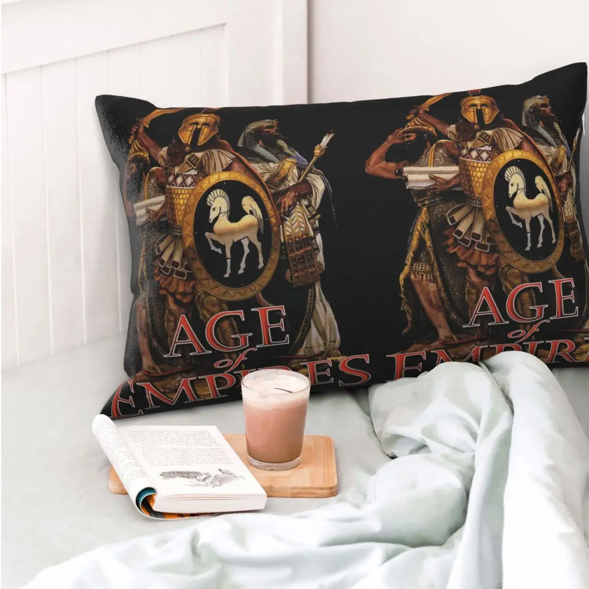 Age Of Empires Strategy Game Gaming Rectangle Pillowcase Cushion Cover Decor Bedroom Bed Home Comfort Throw Pillow