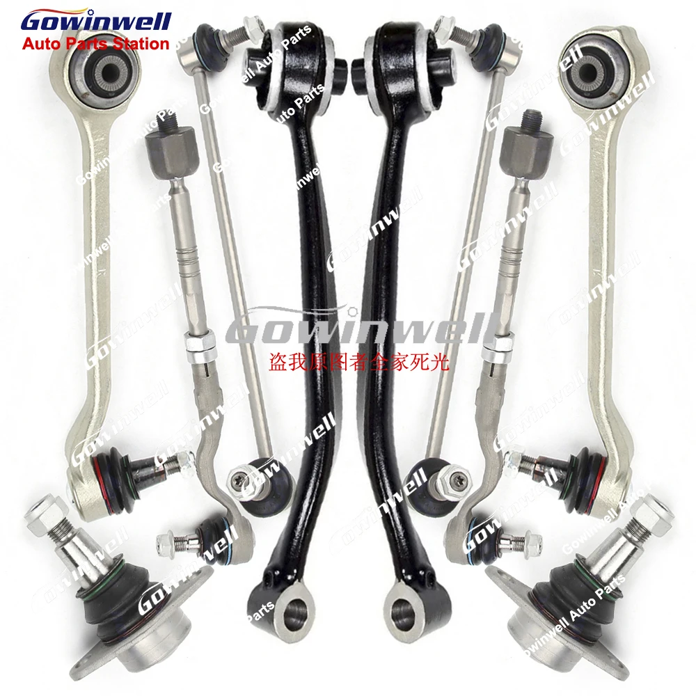 10pcs Front Control Arm Ball Joint Stabilizer Link Tie Rod End Assembly For BMW X3 F25 X4 F26 xDrive 31126787669 31106787673
