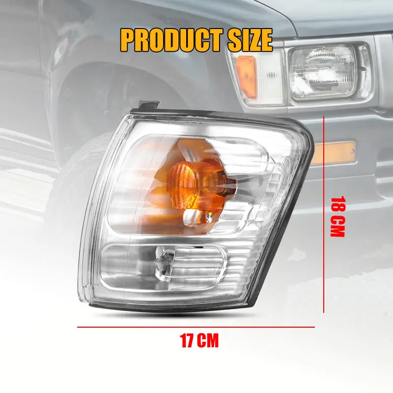 Left or Right Car Corner Fog light Indicator Park turn signal lights side marker Lamp for Toyota Hilux 2001 2002 2003 2004 2005