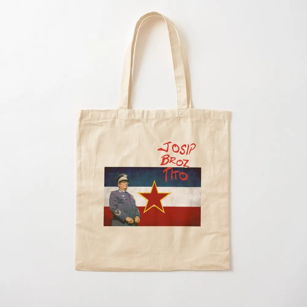 

Josip Broz Tito Tote Bag custom canvas bag canvas shopping bag Canvas Tote