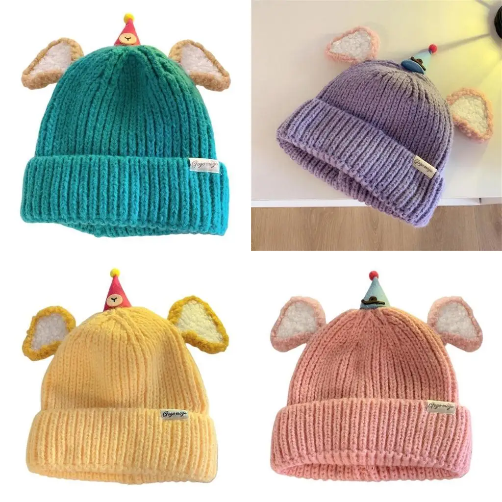 39BB قبعات حاكمة عصرية مع آذان كاريكاتورية ناعمة قبعة من عشاق الرياضة في الهواء الطلق مناسبة للتنزه في السفر والتخييم #1