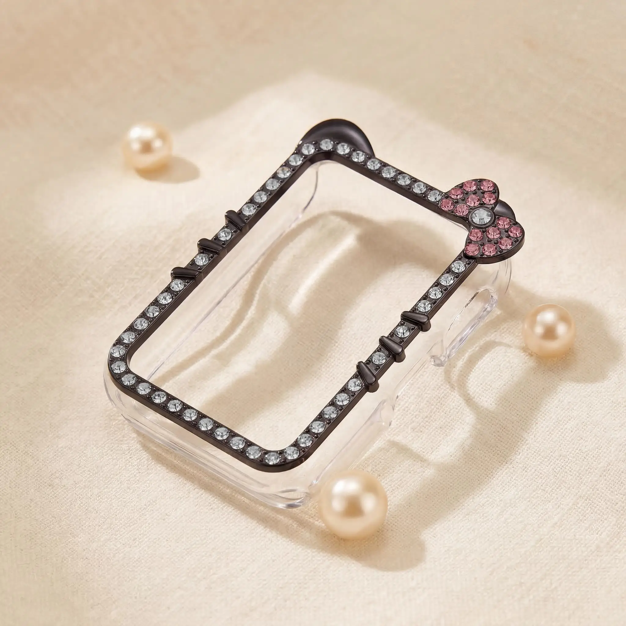 Diamond Hollow Case for Huawei Band 11 Protector Bumper Frame shell Watchcase Screen Anti-scratch Cover Decorate Accessories