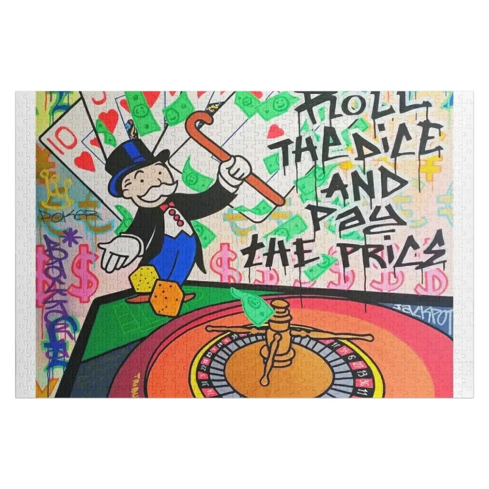 Roll The Dice Jigsaw Puzzle Customizable Child Gift Photo Custom Wooden Boxes Custom Jigsaw Puzzle