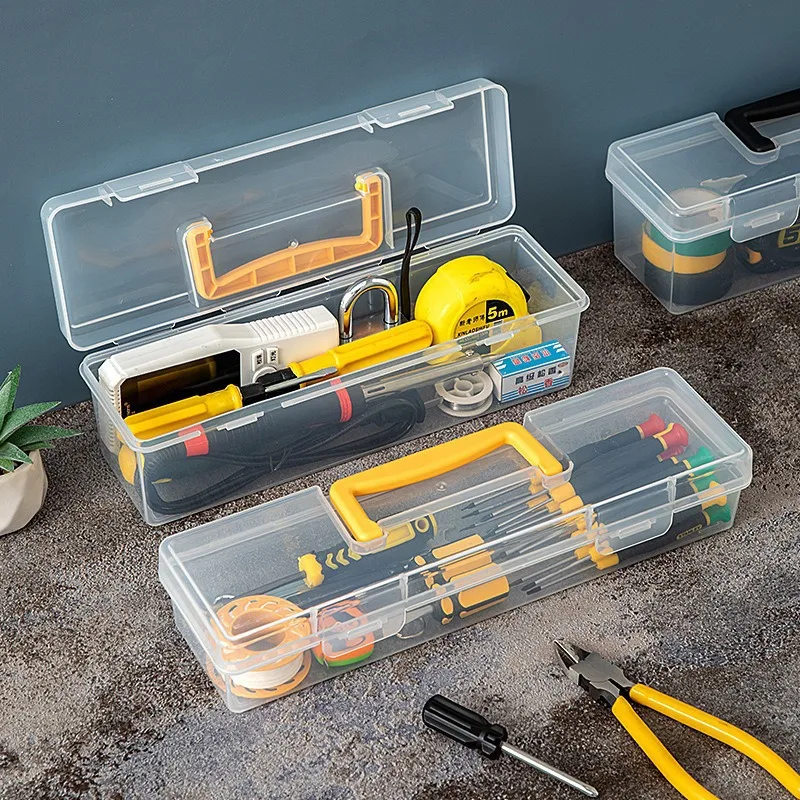 【CCA】1/7Pcs Multi-Compartment Tool Organizer Sorting Box Tool Parts Storage Box Set For Screws Wrenches Hardware Accessories