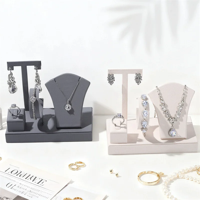 

New Arrival set Necklace Display Storage Rack Tray Jewelry Exhibition Ear Bracelet Ring Other Accessories Display