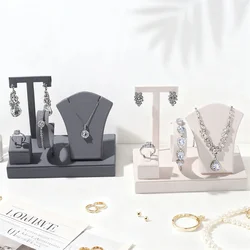 New Arrival set Necklace Display Storage Rack Tray Jewelry Exhibition Ear Bracelet Ring Other Accessories Display