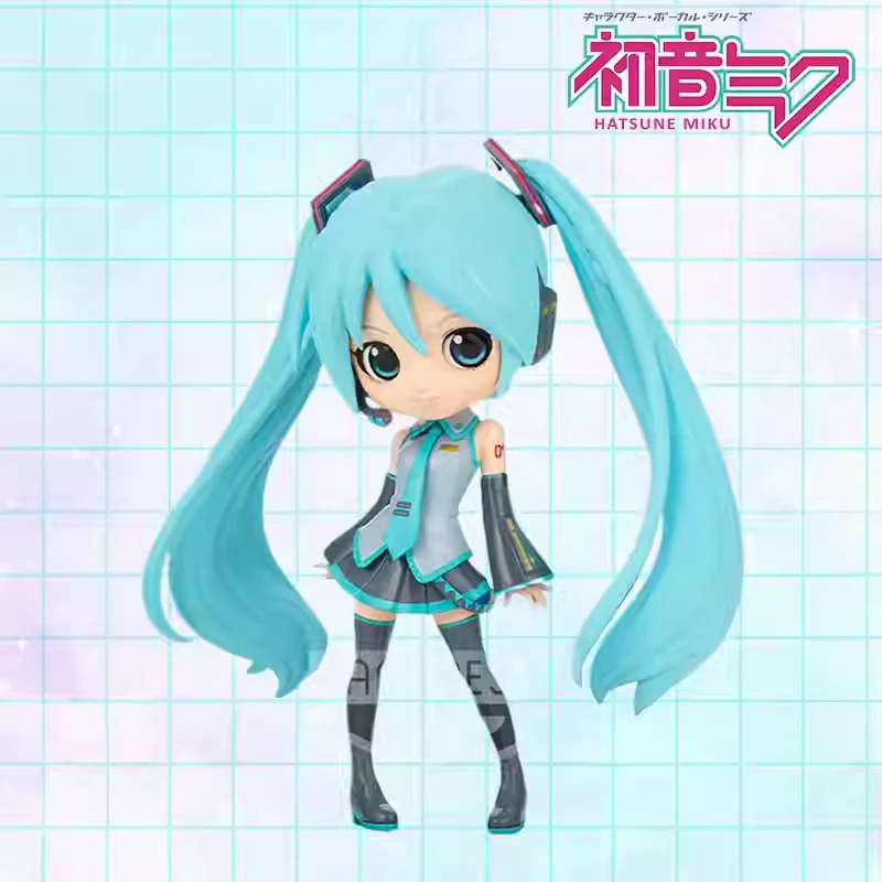 Auf Lager Bandai Original BANPRESTO Qposket Hatsune Miku Anime Action-figuren Spielzeug Für Kinder Sammeln Modell Ornamente Spielzeug Geschenk