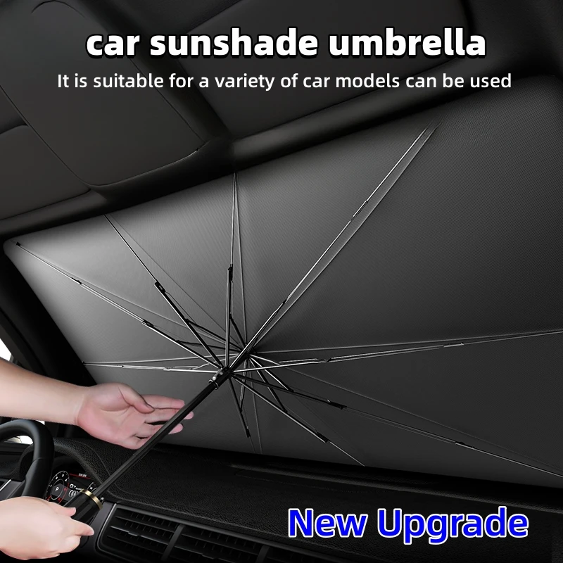 Parasol pare-soleil pliable pour pare-brise de voiture, protection UV estivale, accessoire intérieur portable pour voiture