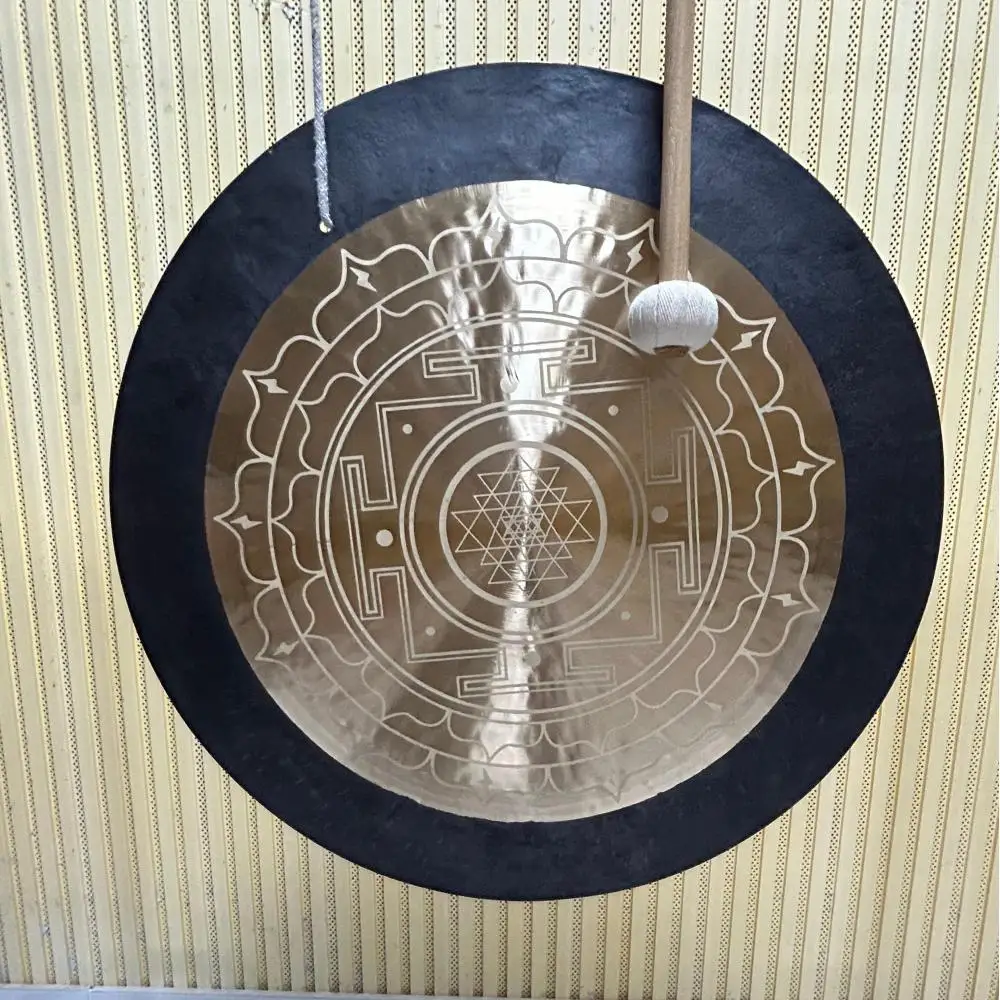 Sound Healing Gongs-Sri Yantra Deep Wave Wind Gong from 14