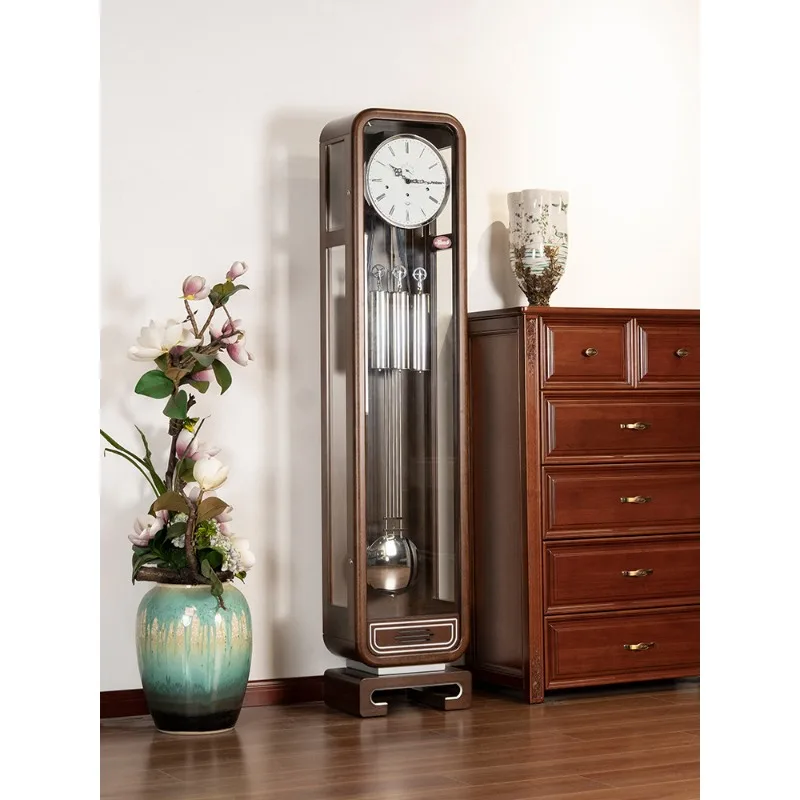 

Germany Helmler new Chinese floor clock living room villa retro mechanical pendulum clock vertical table clock European
