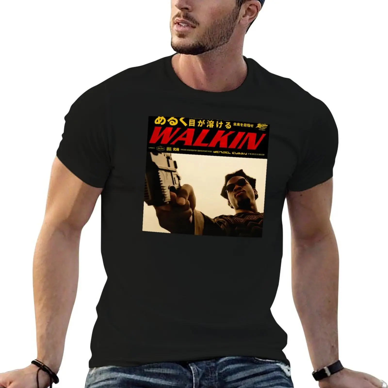 

Walkin - Denzel Curry T-Shirt t shirt man plain t shirts for man cotton funny t shirt custom print T-shirt