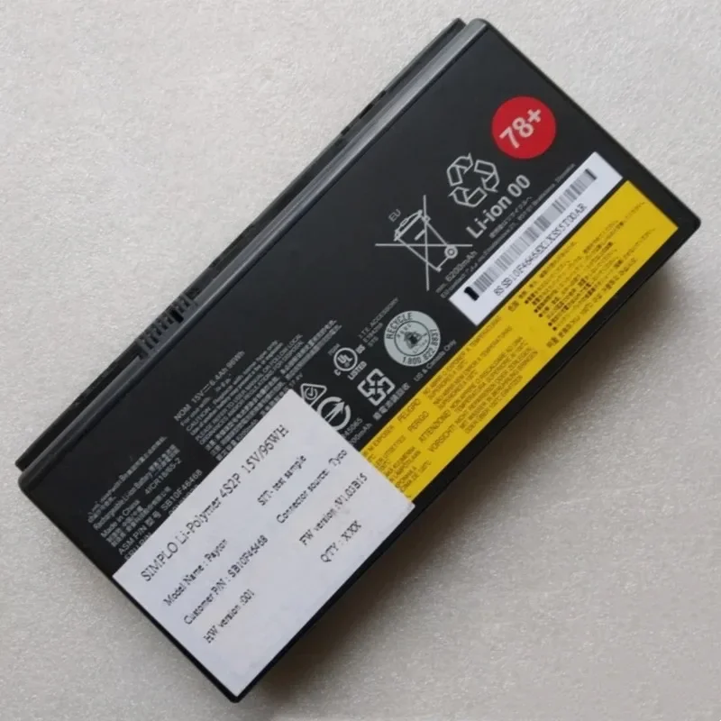 

78 78+ 78++ SB10F46468 00HW030 01AV451 Laptop Battery 15V For Lenovo Thinkpad P70 P71 P72 20ES 20ER003NGE 20ER000EGE 20HKA001CD