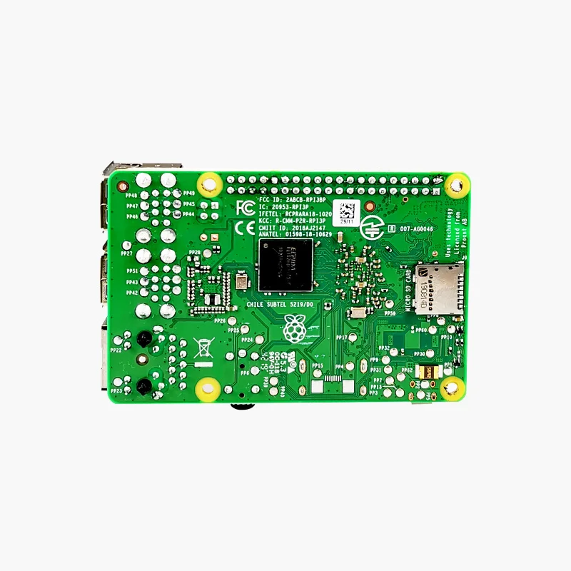 Оригинальная фотовспышка/3B + Plus BCM2837 1,2G ,Raspberry Pi 3 B + с поддержкой 2,4G и Bluetooth 4,2 и PoE