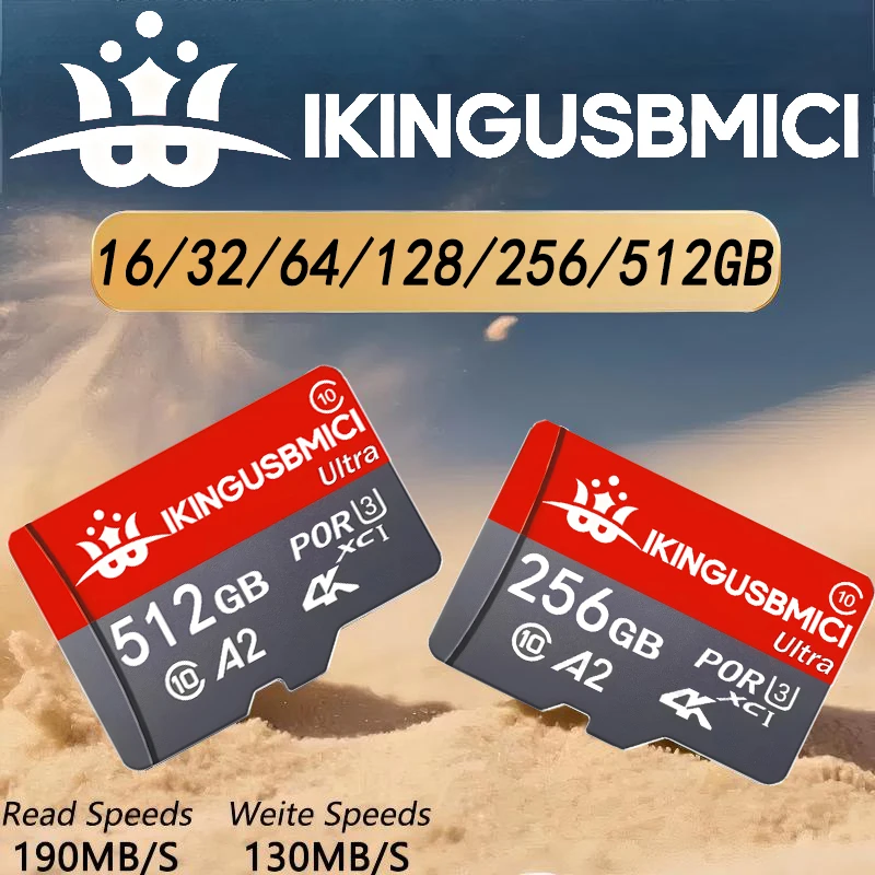 SD Cards 128GB 64GB 32GB Memory Card Micro TF SD Card TF Cards V30 4K U3 for GoPro/Driving Recorder/Phone/Recorder/Dashcam