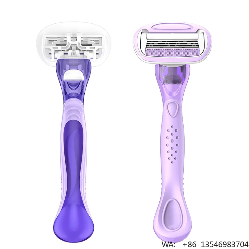 Women Shaving Razor Fully Surrounded Lubricating Strip with Four Blades Super Quality System razor