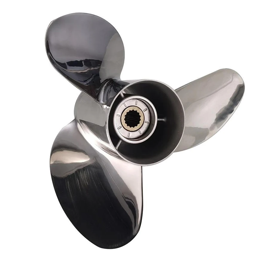 For Suzuki 60-140HP Stainless Steel Propeller Marine Outboard Propeller 13 3/4X13 13 7/8X15 13 7/8X17 14X19 14X21 15 Tooth cars