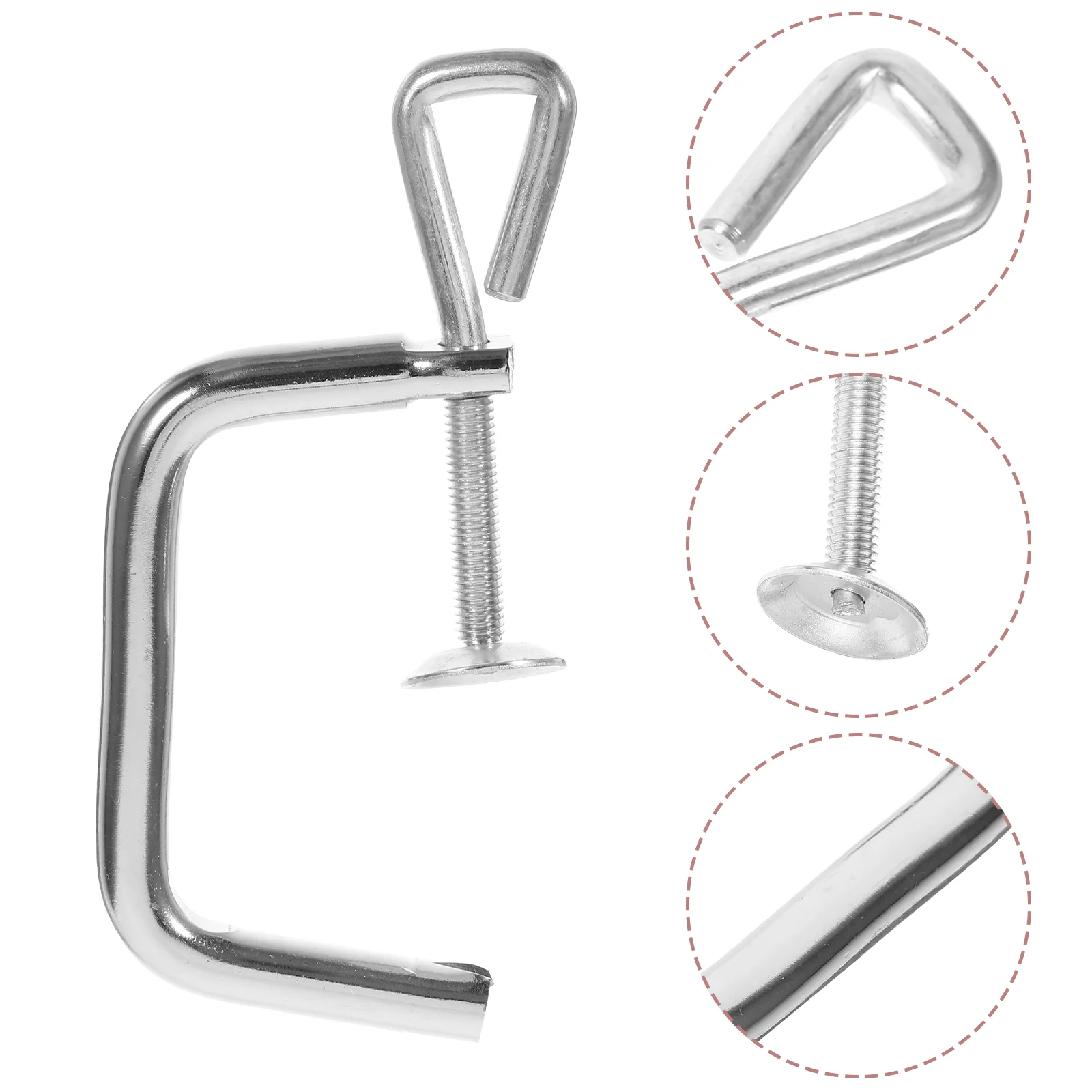 

Electric Meat Grinder Noodle Machine Accessories Pasta Maker Clamp Replacement Part Making Device Clip Silver Metal