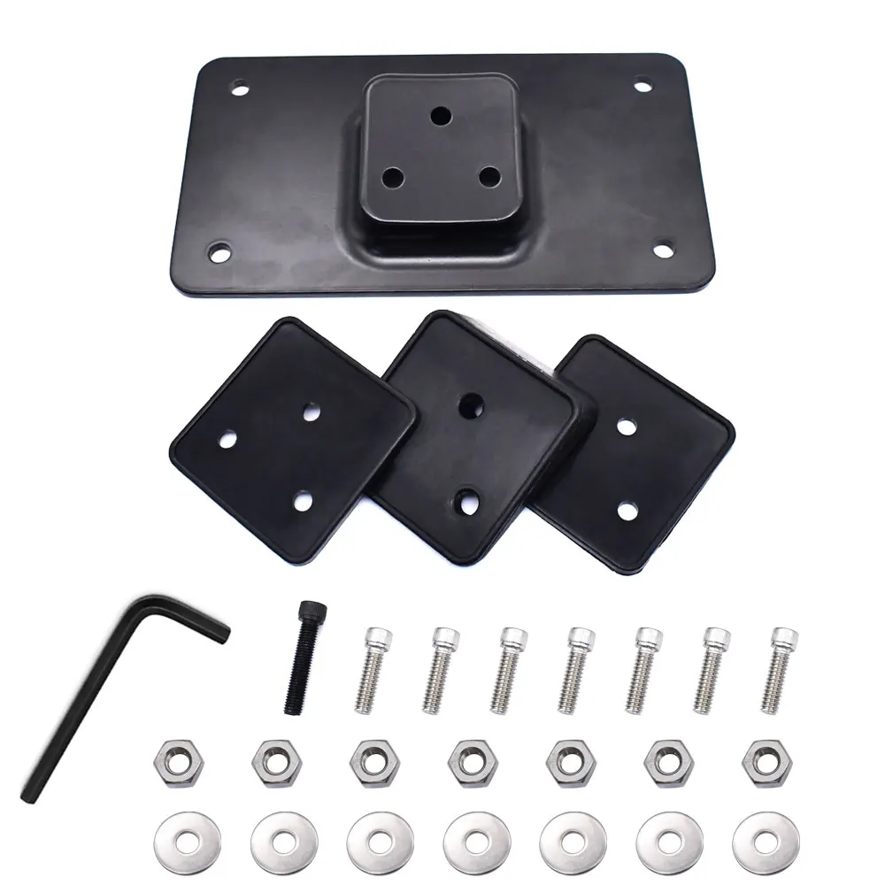 Motorcycle 3-Hole Laydown License Plate Mounting Bracket For Harley Big Twins Sportster Dyna Softail XL 1973-2020 Accessories