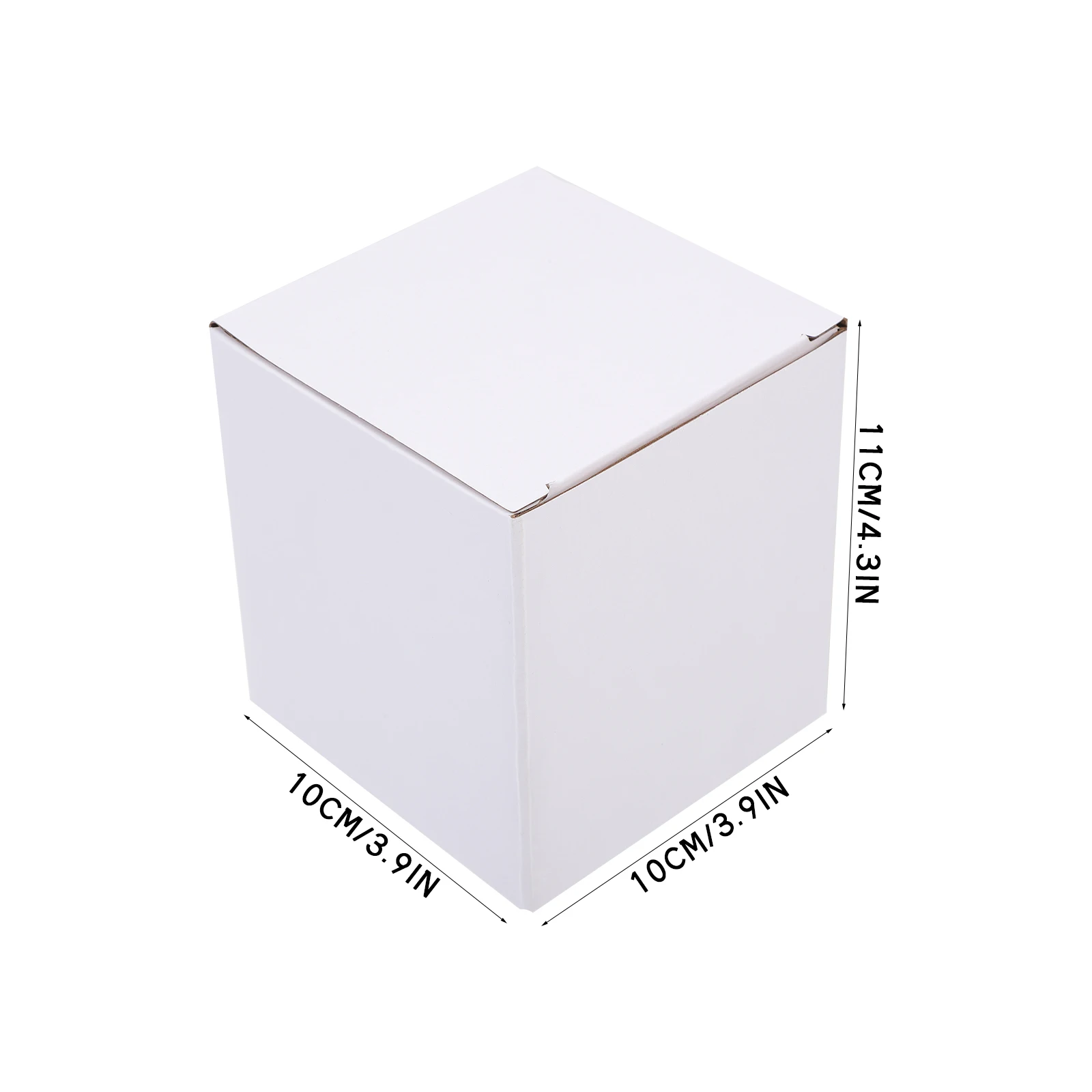 10 Pcs Monitor Packaging Boxes White DIY Wrapping Chalk Cases Compact Corrugated Paper Packing Boxes