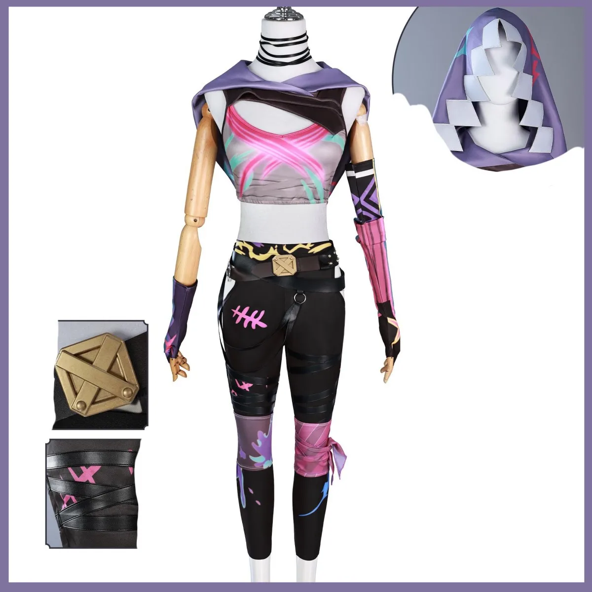 

Игра LOL League of Legends Jinx Косплей Костюм Фиолетовая Шляпа Шаль Трубка Топы Брюки Парик Обувь Женский Сексуальный Карнавальный Костюм Для Вечеринки 2025