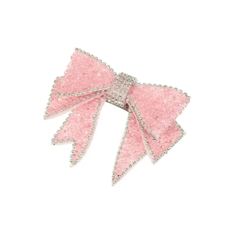 

652F Надежные нескользящие заколки со стразами Прочная фиксация Удобная модная заколка для волос