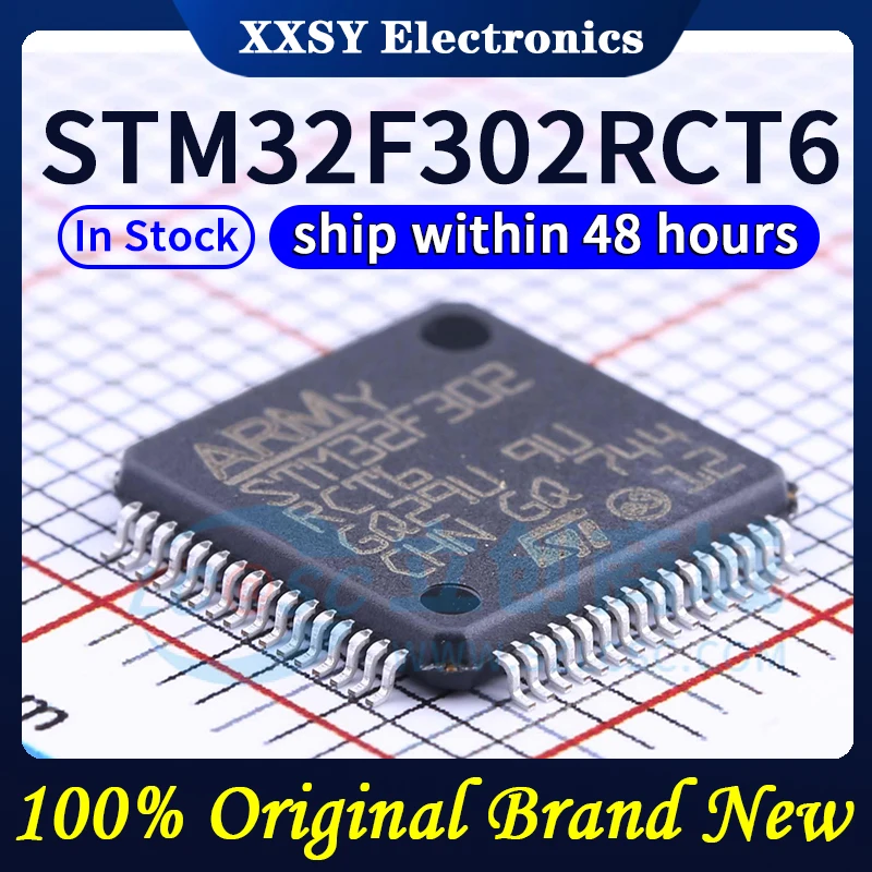 STM32F302CBT6 STM32F302C8T6 STM32F302RBT6 STM32F302K8U6 STM32F302VCT6 STM32F302VET6 STM32F302VBT6 Wysokiej jakości STM32F302R8T6