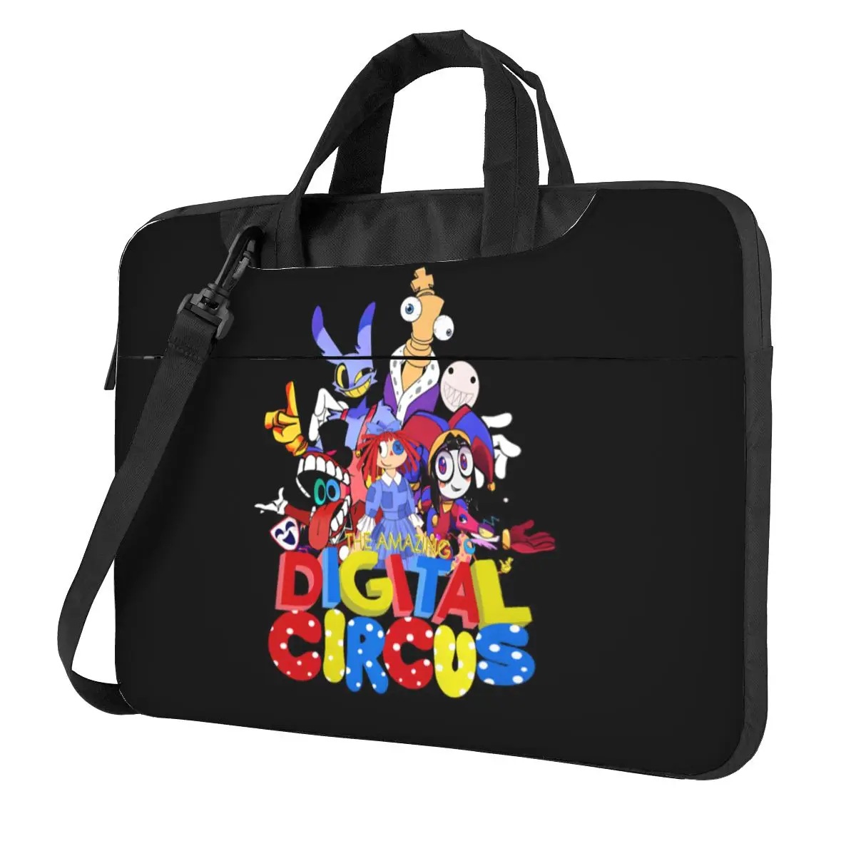 The Amazing Digital Circus Crossbody Laptop Bag Case Computer Bag 13 14 15.6 Inch Notebook Pouch for Macbook Pro Lenovo