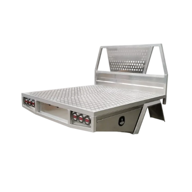 

Customized Manufacturer Direct Sales Professional Aluminum 4x4 Single Cab Ute Tray Pickup Tray Pickup Truck Tray for Sale