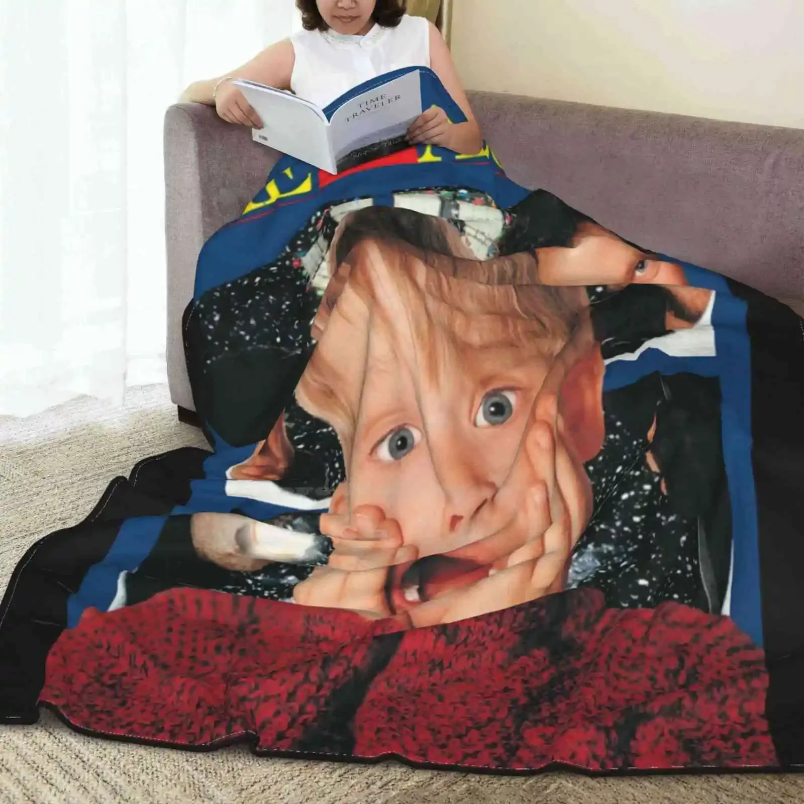 Casa da solo tutte le taglie coperta morbida decorazioni per la casa biancheria da letto casa da solo anni \'90 film Kevin Macaulay Culkin Retro