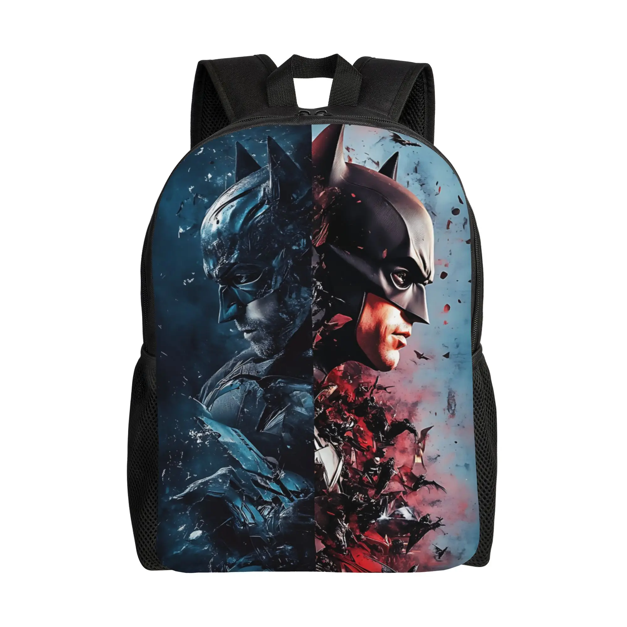 

1PC Fashion Backpacks batman The Dark Knight Daypack funko Vintage Office Work Zipper Closure Rucksack