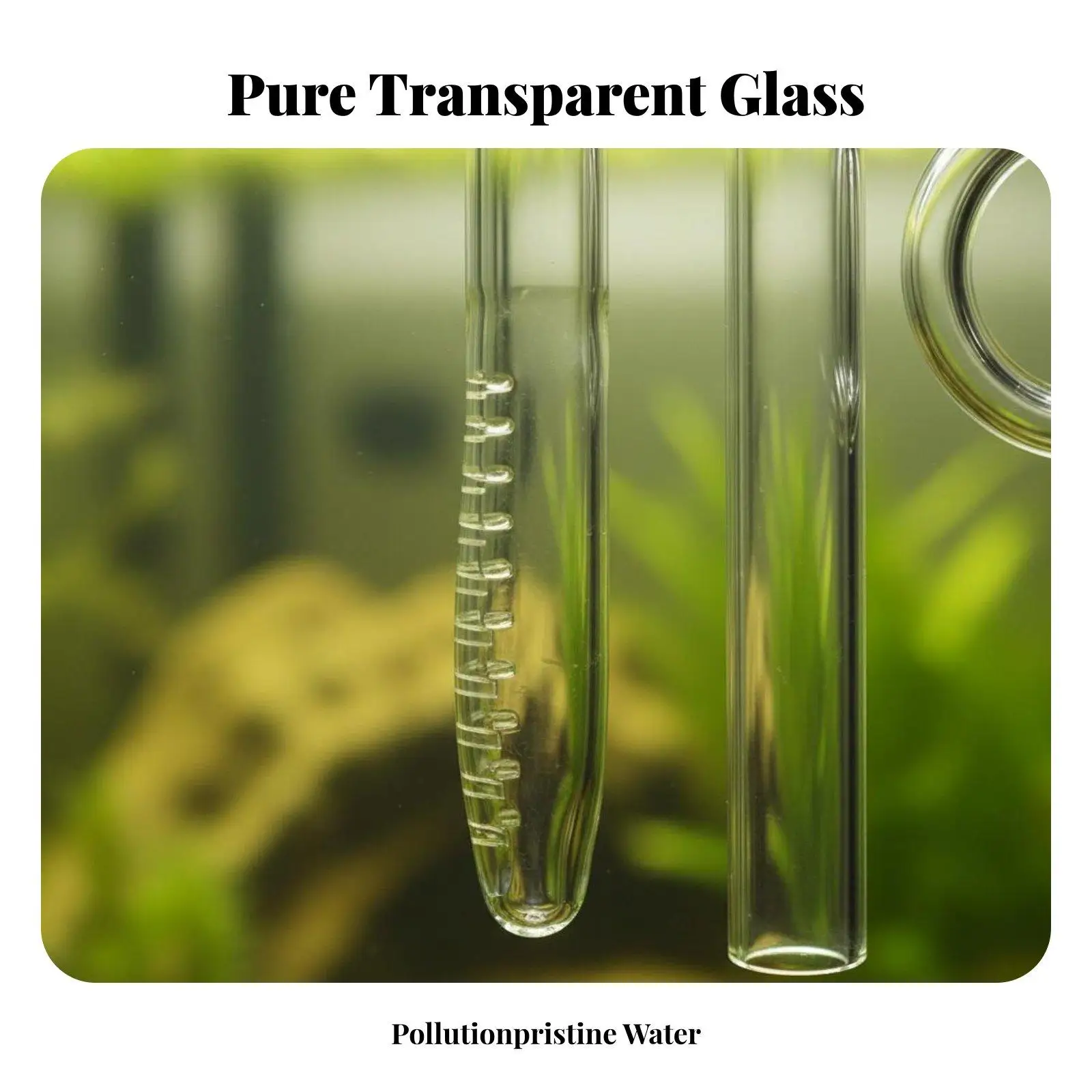 Aquarium Glass Lily Inflow Outflow Pipe High Transparency Water Filter Tube for Canister Plant Tank Flow Upgrade