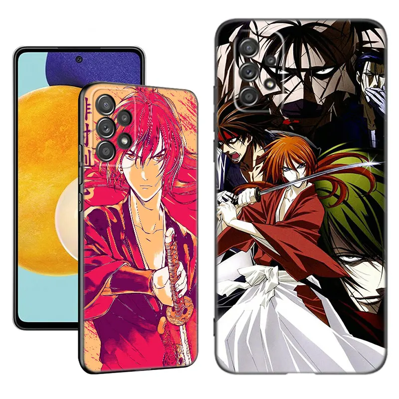 Rurouni Kenshin Anime Case For Samsung A13 A22 A24 A32 A23 A25 A34 A35 A52S A53 A54 A55 A73 5G A12 A14 A15 A31 A33 A50 A51 A72