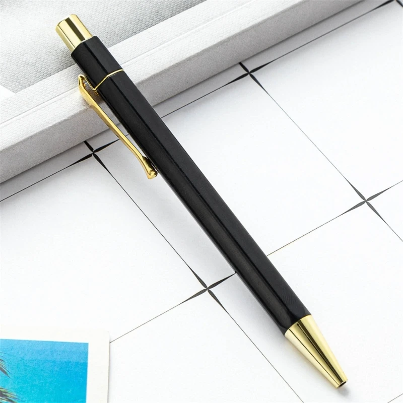 6x/Set Retractable Ballpoint Pen Smppth Writing Pen 1.0mm Pen Business Pen Oil Pen for School Office Work