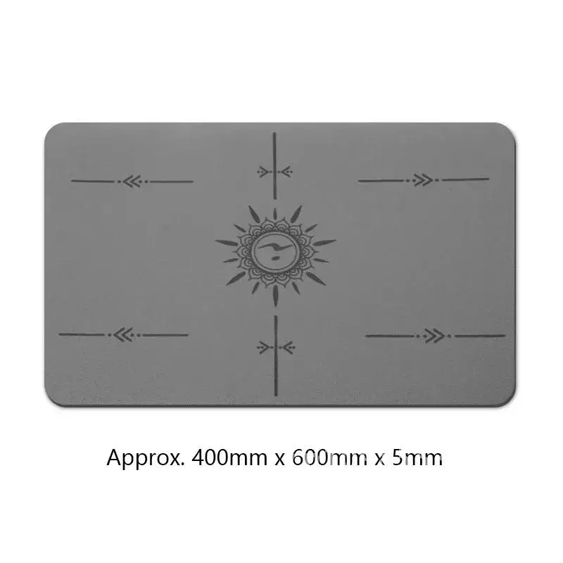 

Anti-slip PU Rubber Yoga Pad 40 X 60CM Mini Flat Pad Knee Pad Yoga Pad Fitness Pad Thickness Balance Pad Inverted 5mm Support