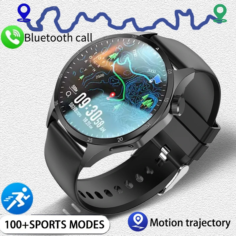 

2025 Новинка для HUAWEI GPS NFC Смарт-часы для мужчин 360*360 AMOLED Экран Сердечный ритм Bluetooth Вызов IP67 Водонепроницаемые мужские умные часы для женщин