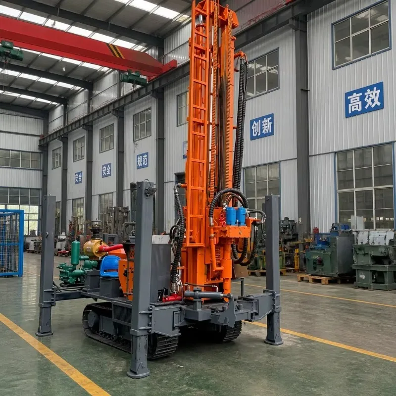 Qingquan QYZJ-200 Compact Crawler Drill Rig - DTH Drilling Machine for Farm Irrigation 105-325mm Diameter