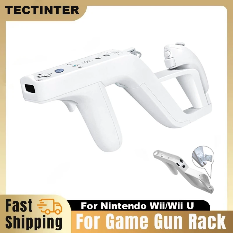 Detachable Zapper Gun For Nintendo Wii/Wii U Remote Controller Shooting Sport Games Accessories For Nunchuk Motion Plus Gamepad