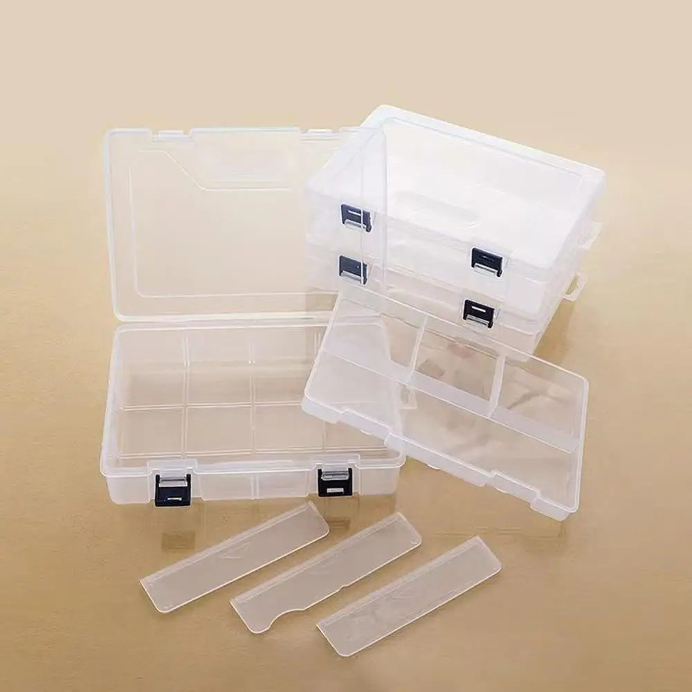 

Detachable 8Grids Compartment Plastic Storage Box Screw Holder Case Organizer Tools Storage Box Jewelry Earring Display Case