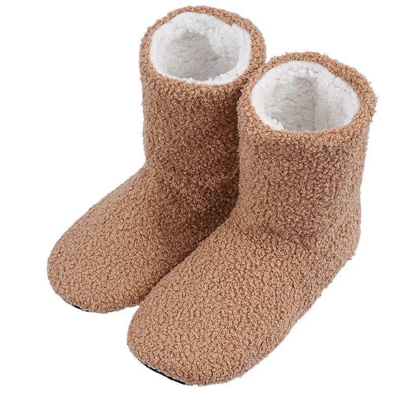 Mntrerm Winter Wärme postpartale Hausschuhe für Frauen Innen boden ruhige Idee Stoff weiche Baumwoll stiefel für Paare – Detail 23
