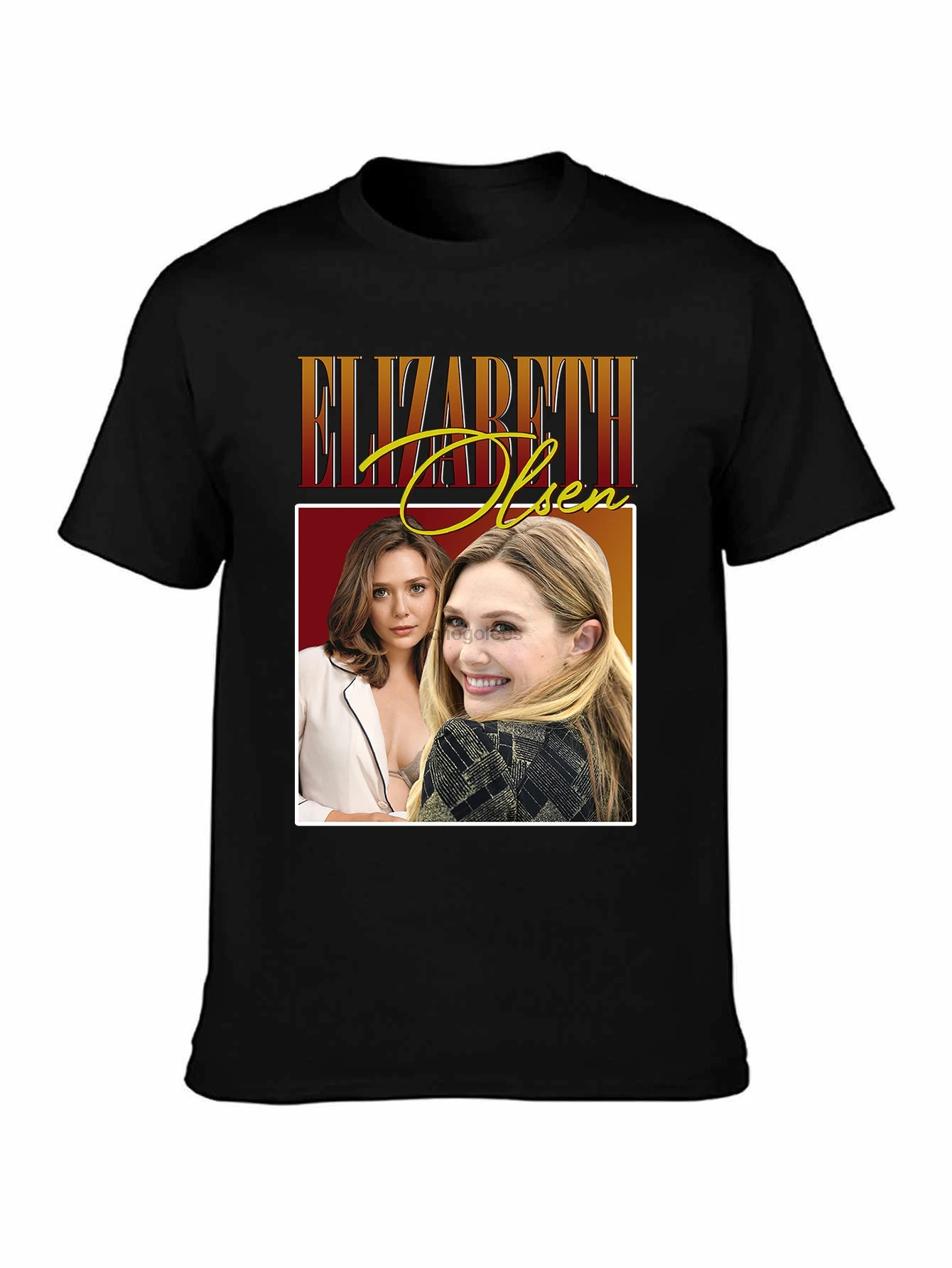 إليزابيث أولسن قميص خمر 90 نمط الفنان الرجعية قميص الهيب هوب قميص النمط الكلاسيكي الحاضر واندا ماكسيموف